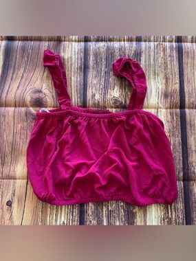 NWT Fashion Nova Women’s Pink Sleeveless Tank Top Elastic Waist Size: 2XL